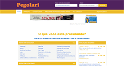 Desktop Screenshot of pegolari.com.br